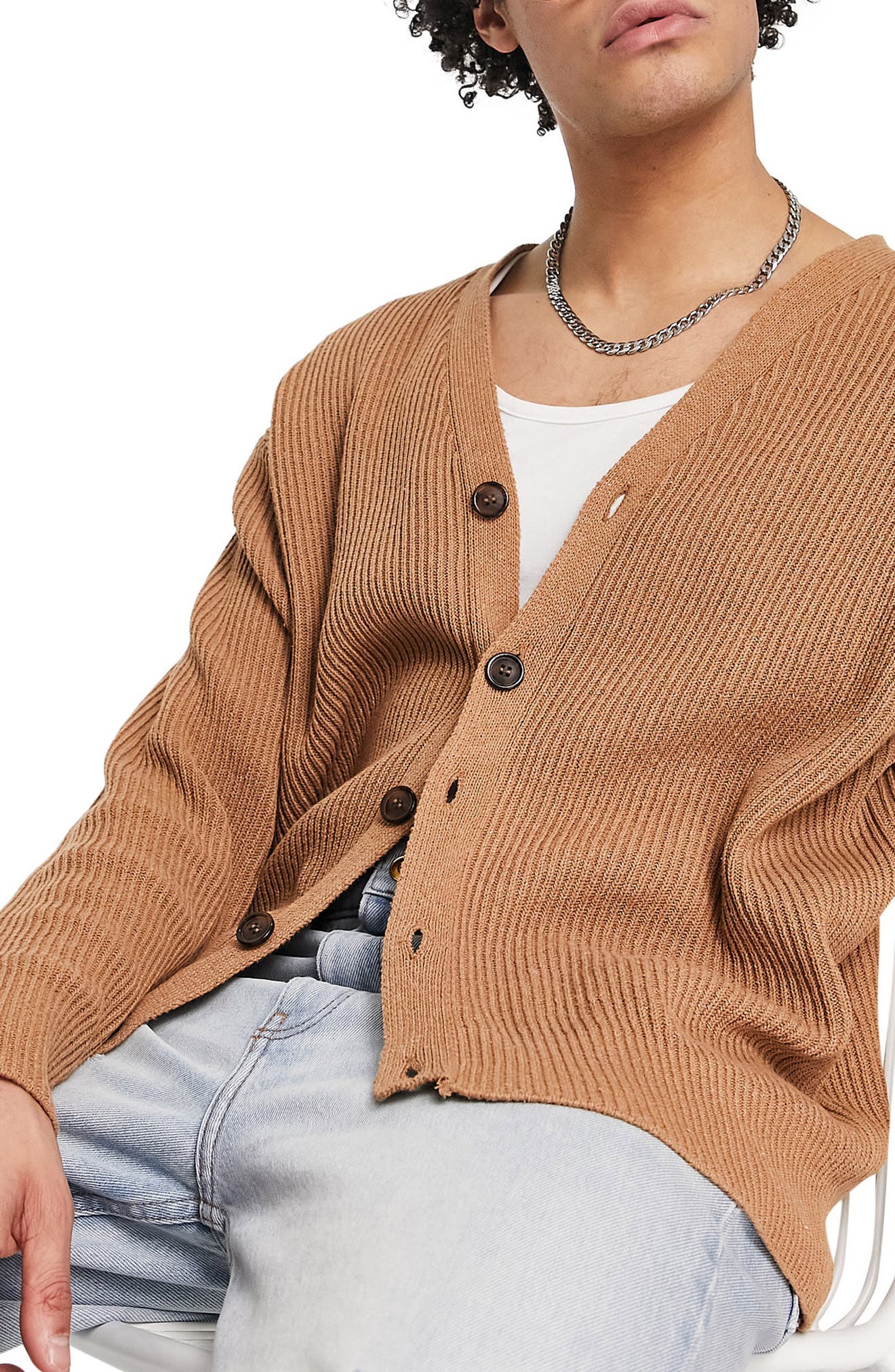 Men Hooded Baseball Varsity Slim Fit Jacket Button Cardigan Coat Sweater Outwear Sports Tops